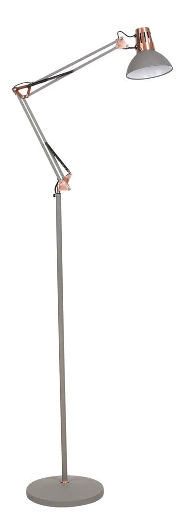 RabaLux Lampada da terra Gareth 4524 Grigio