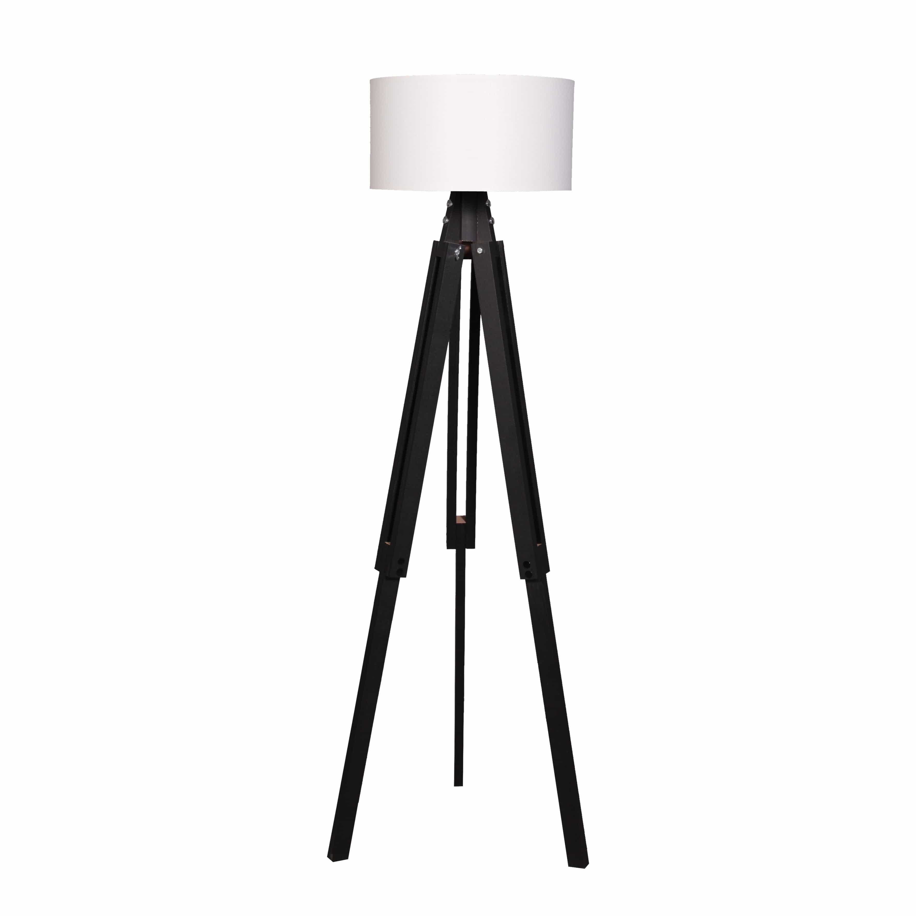 Oyo Lampada da terra Gemici Bianco e Nero