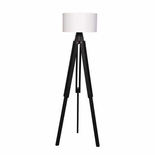Oyo Lampada da terra Gemici Bianco e Nero