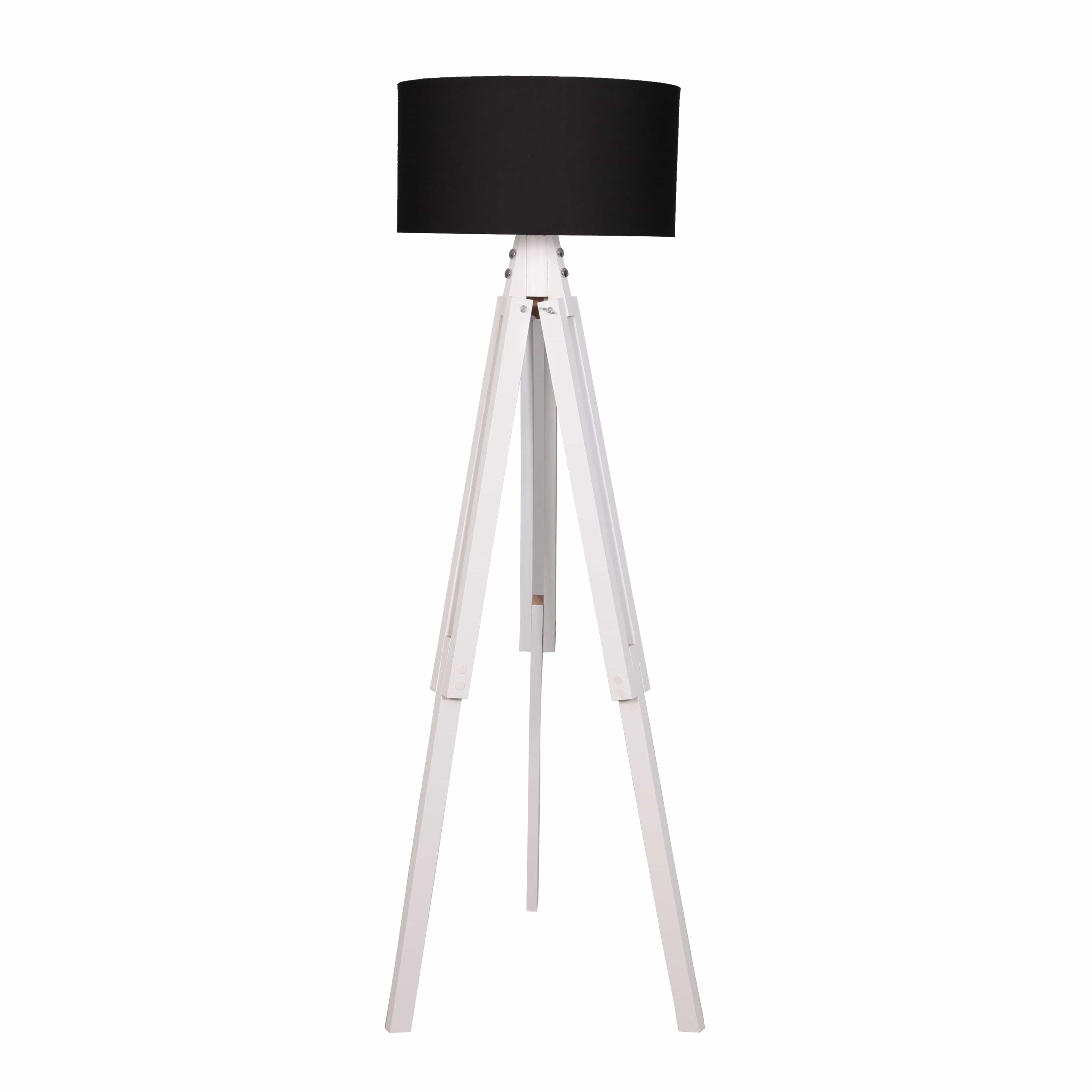 Oyo Lampada da terra Gemici Bianco e Nero