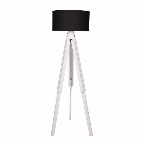 Oyo Lampada da terra Gemici Bianco e Nero
