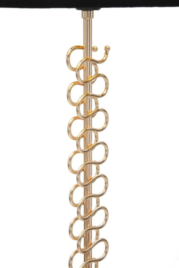 Mauro Ferretti Lampada da terra Glam Twist Nero