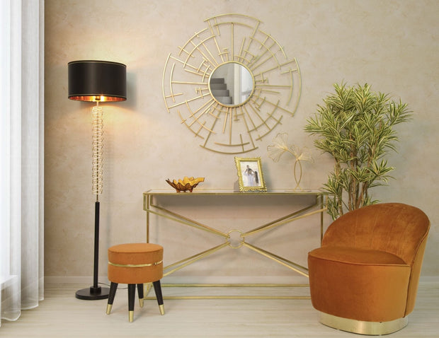 Mauro Ferretti Lampada da terra Glam Twist Nero