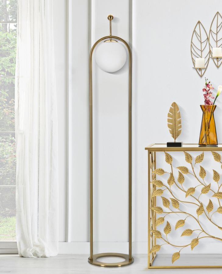 Mauro Ferretti Lampada da terra Glamy Arc Oro
