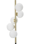 Mauro Ferretti Lampada da terra Glamy Dark Oro