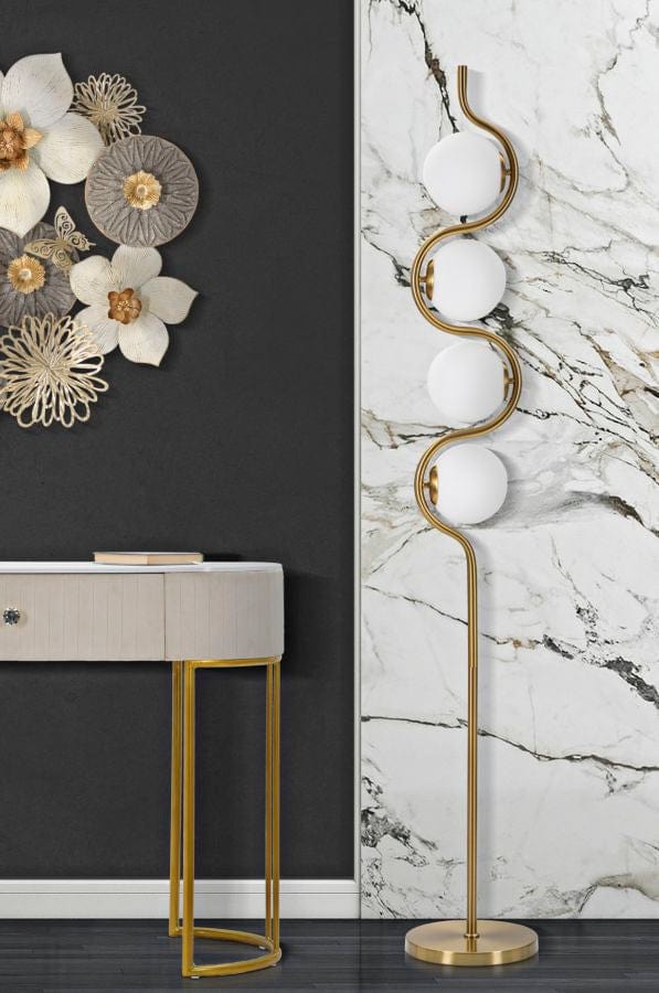 Mauro Ferretti Lampada da terra Glamy S4 Oro