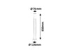 RabaLux Lampada da terra Inox Torch 8264 Grigio