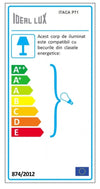 IdealLux Lampada da terra Itaca PT1 Bianco