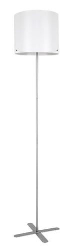RabaLux Lampada da terra Izander 74012 Argento