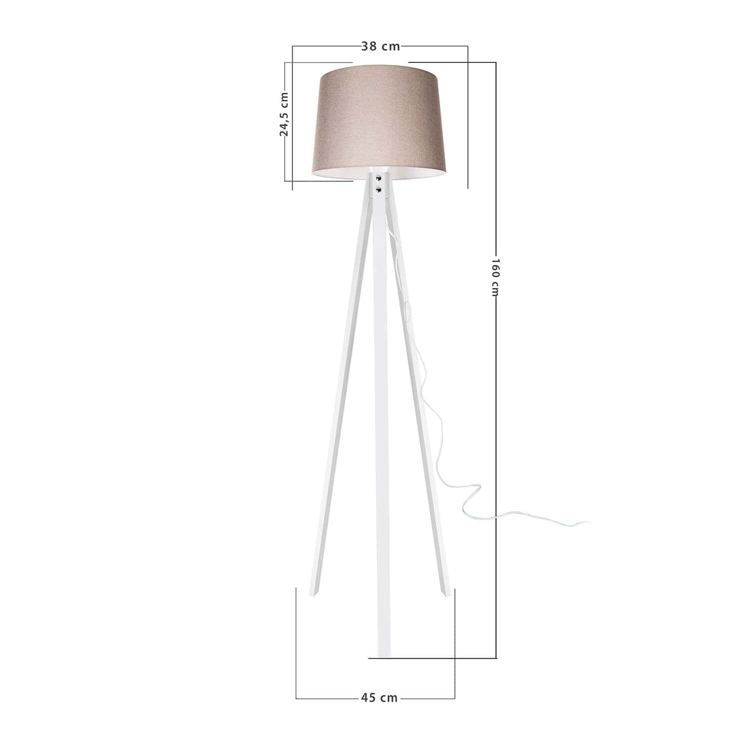 Oyo Lampada da terra Jento Beige