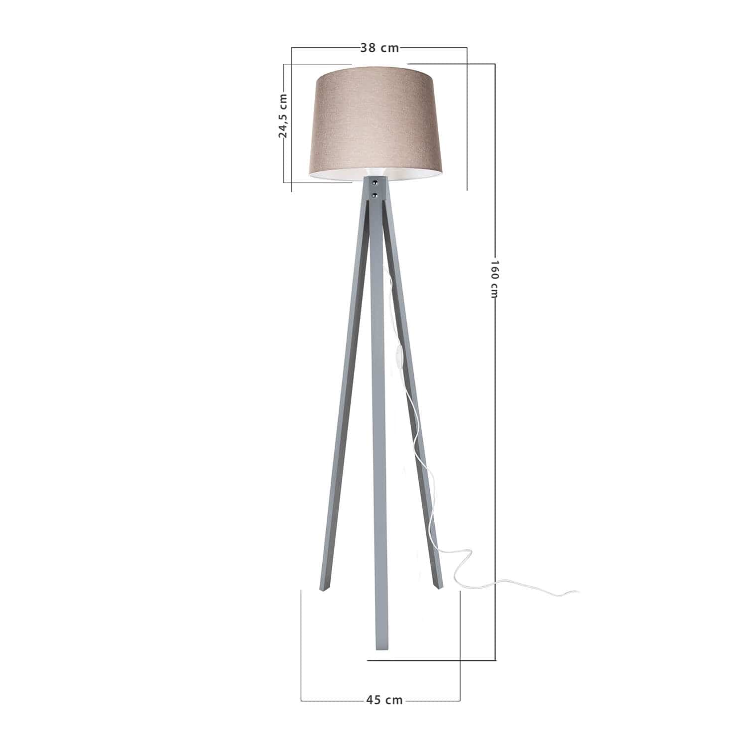 Oyo Lampada da terra Jento Beige