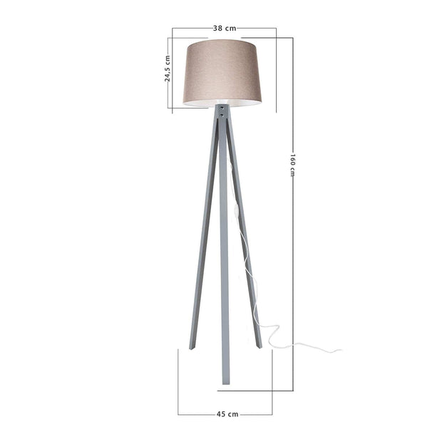 Oyo Lampada da terra Jento Beige