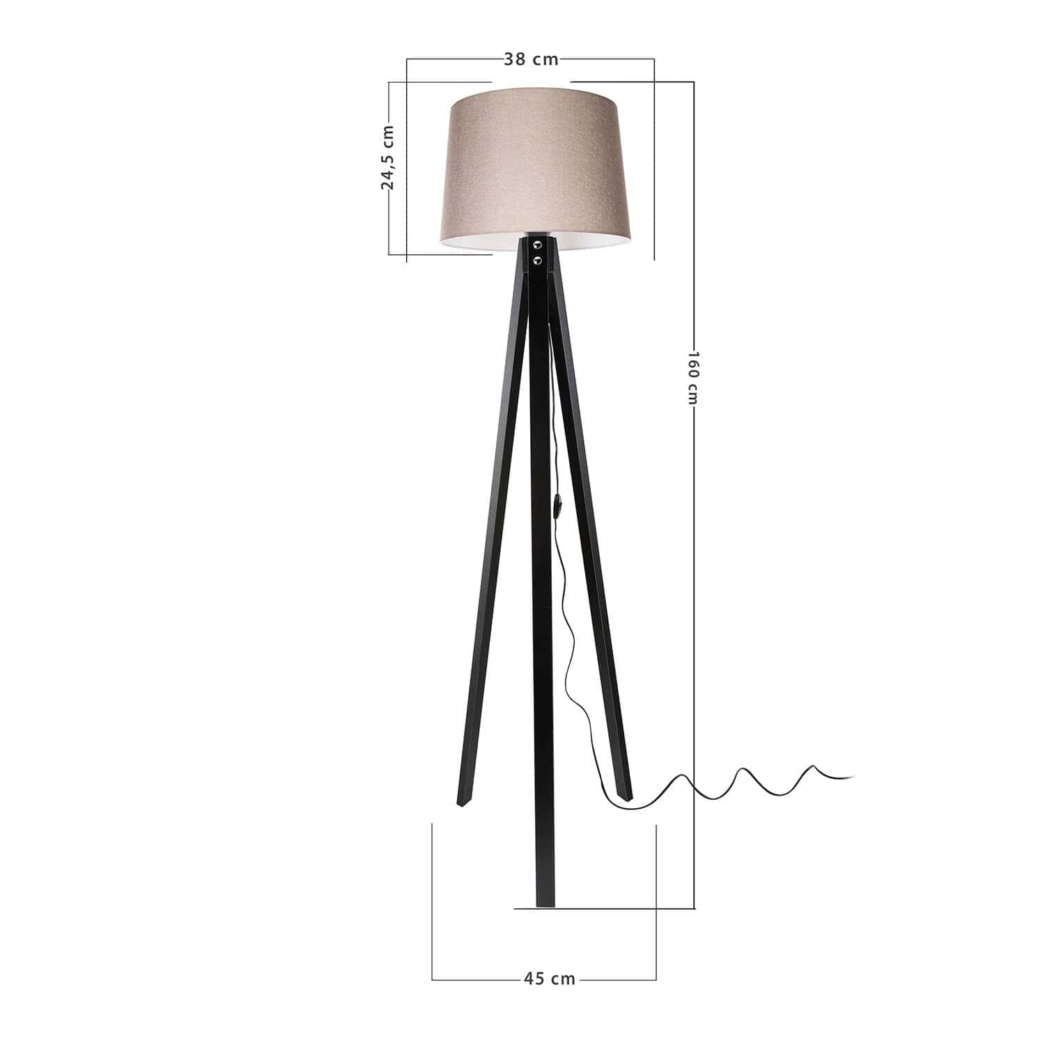 Oyo Lampada da terra Jento Beige