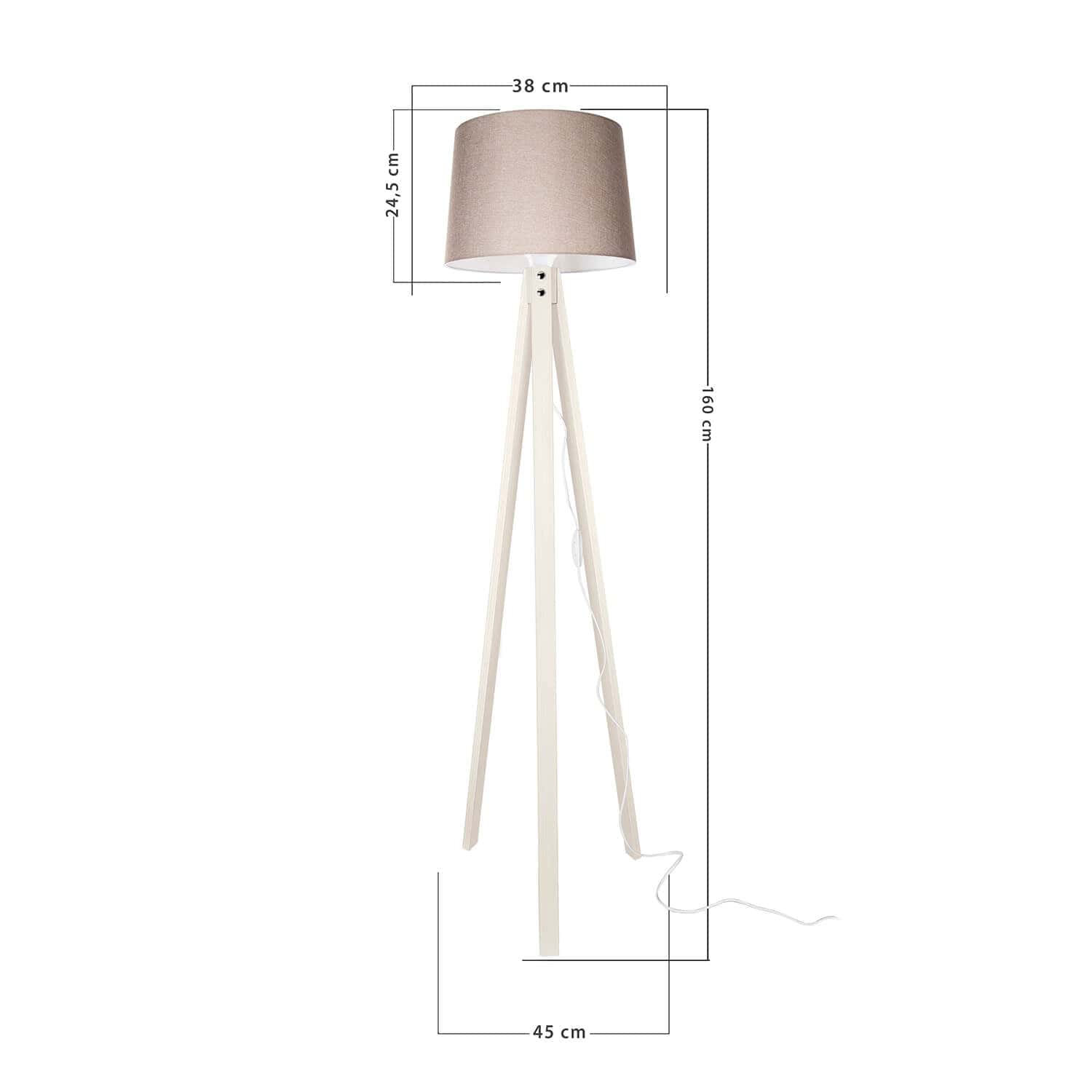 Oyo Lampada da terra Jento Beige