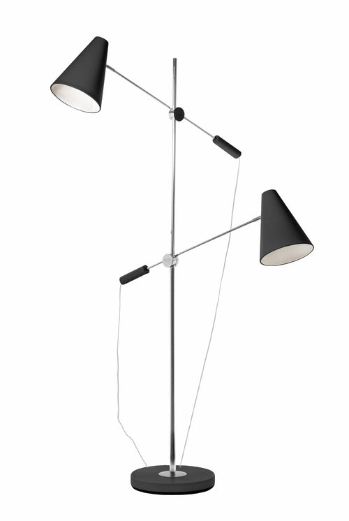 Azzarddo Lampada da terra Kaja AZ1082 Nero