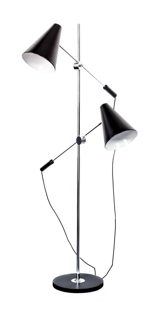 Azzarddo Lampada da terra Kaja AZ1082 Nero