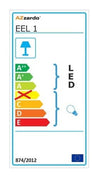 Azzarddo Lampada da terra Kipsar AZ2367 Bianco