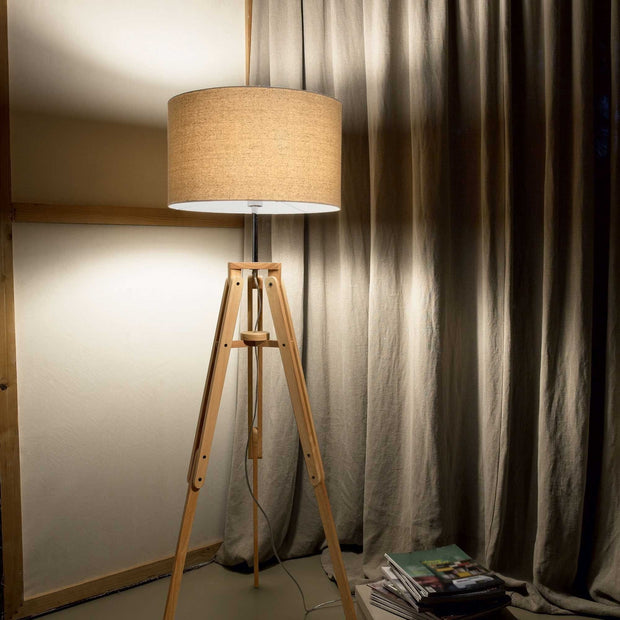 IdealLux Lampada da terra Klimt PT1 Naturale