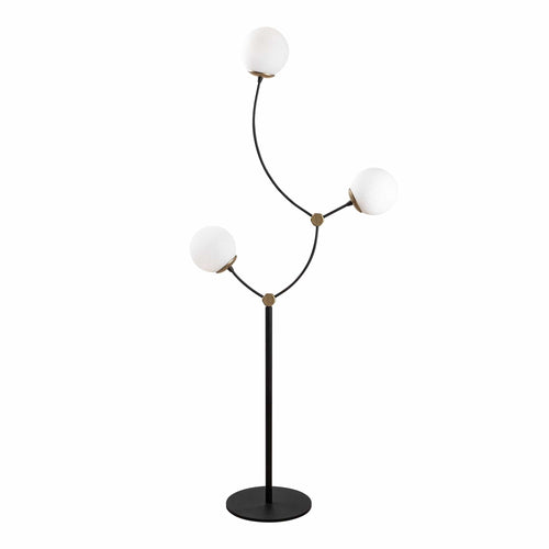 Asir Lampada da terra Kromozom 4001 Bianco e Nero