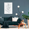 Asir Lampada da terra Kromozom 4001 Bianco e Nero