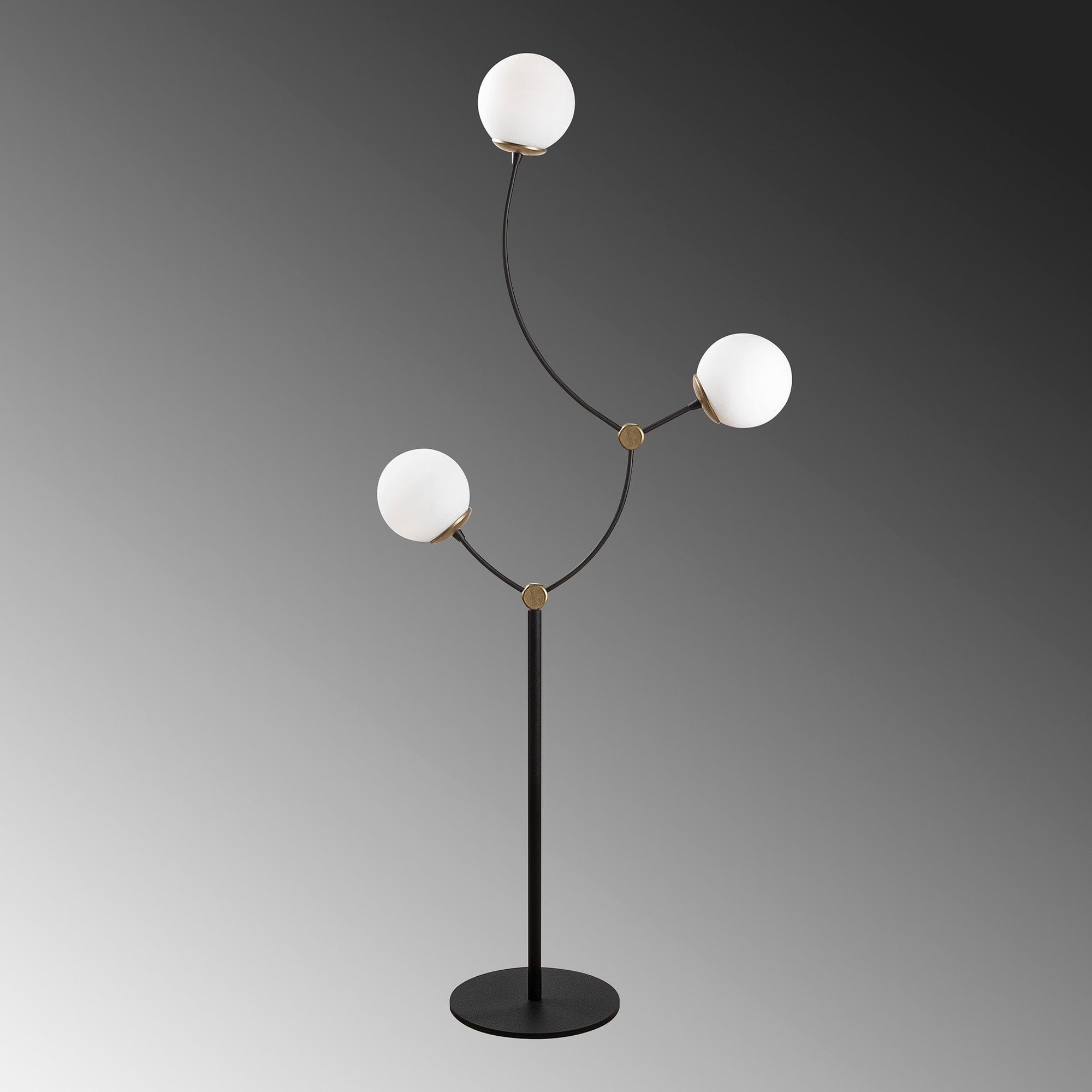 Asir Lampada da terra Kromozom 4001 Bianco e Nero
