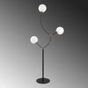 Asir Lampada da terra Kromozom 4001 Bianco e Nero