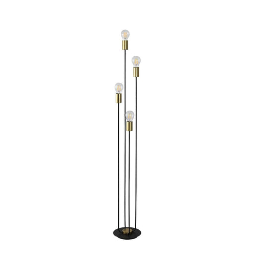 RabaLux Lampada da terra Lanny 4561 Nero