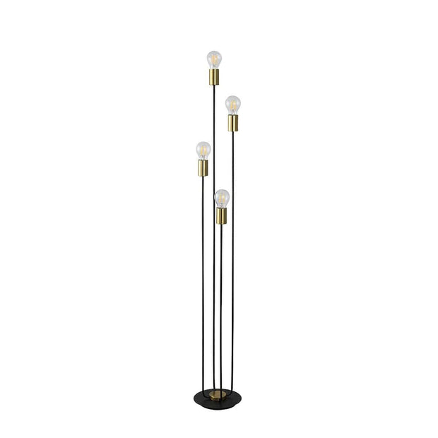 RabaLux Lampada da terra Lanny 4561 Nero