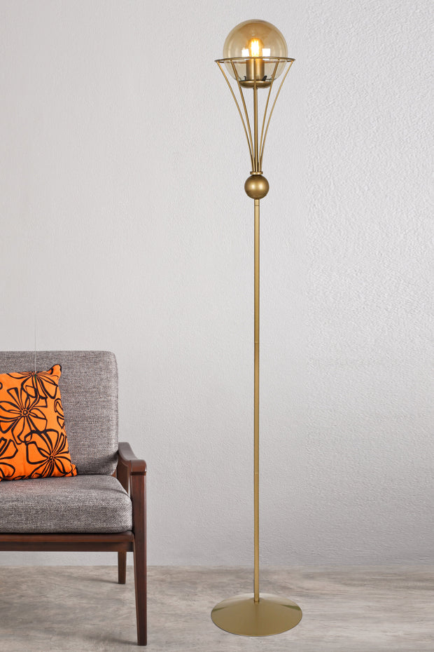 Oyo Lampada da terra Lapis Ottone