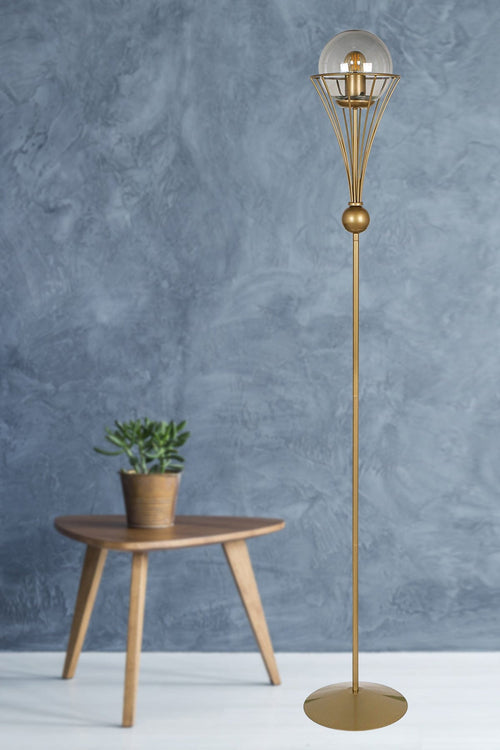 Oyo Lampada da terra Lapis Ottone