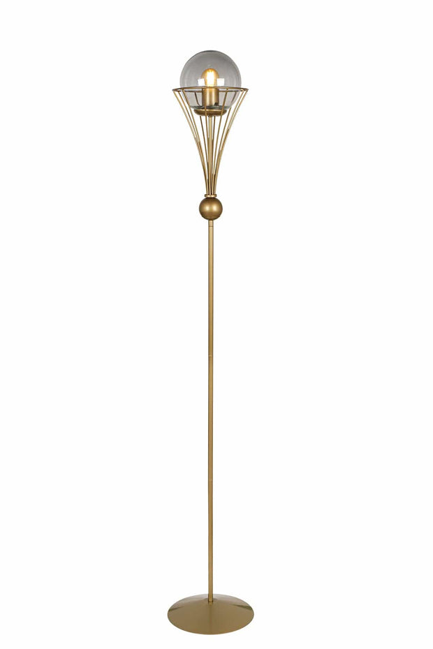 Oyo Lampada da terra Lapis Ottone