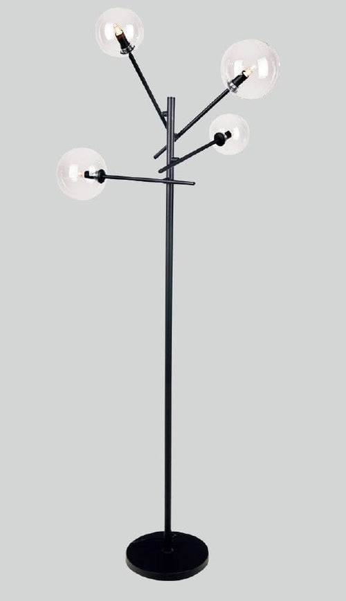 Maxlight Lampada da terra Lollipop F0051 Nero