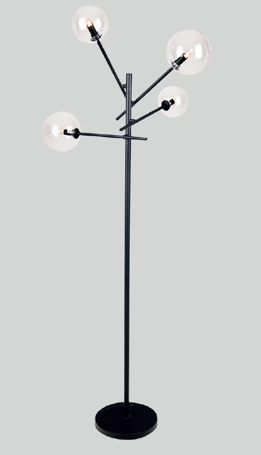 Maxlight Lampada da terra Lollipop F0051 Nero