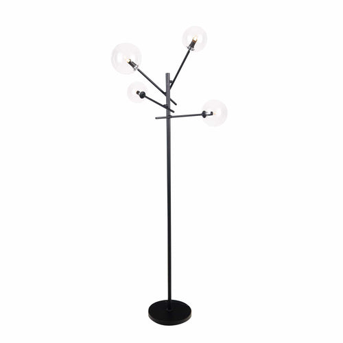 Maxlight Lampada da terra Lollipop F0051 Nero