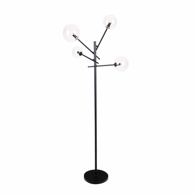 Maxlight Lampada da terra Lollipop F0051 Nero