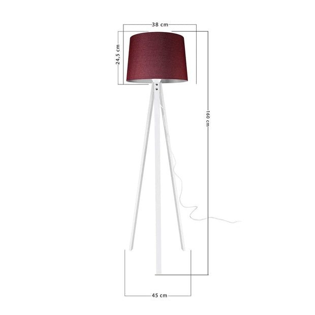 Oyo Lampada da terra Marko Bordeaux