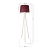 Oyo Lampada da terra Marko Bordeaux