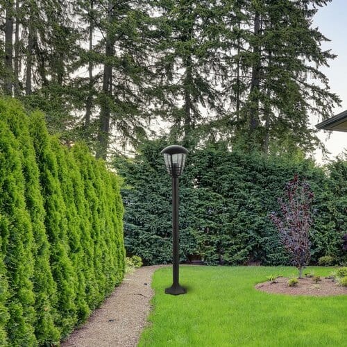 RabaLux Lampada da terra Marseille 8568 Nero