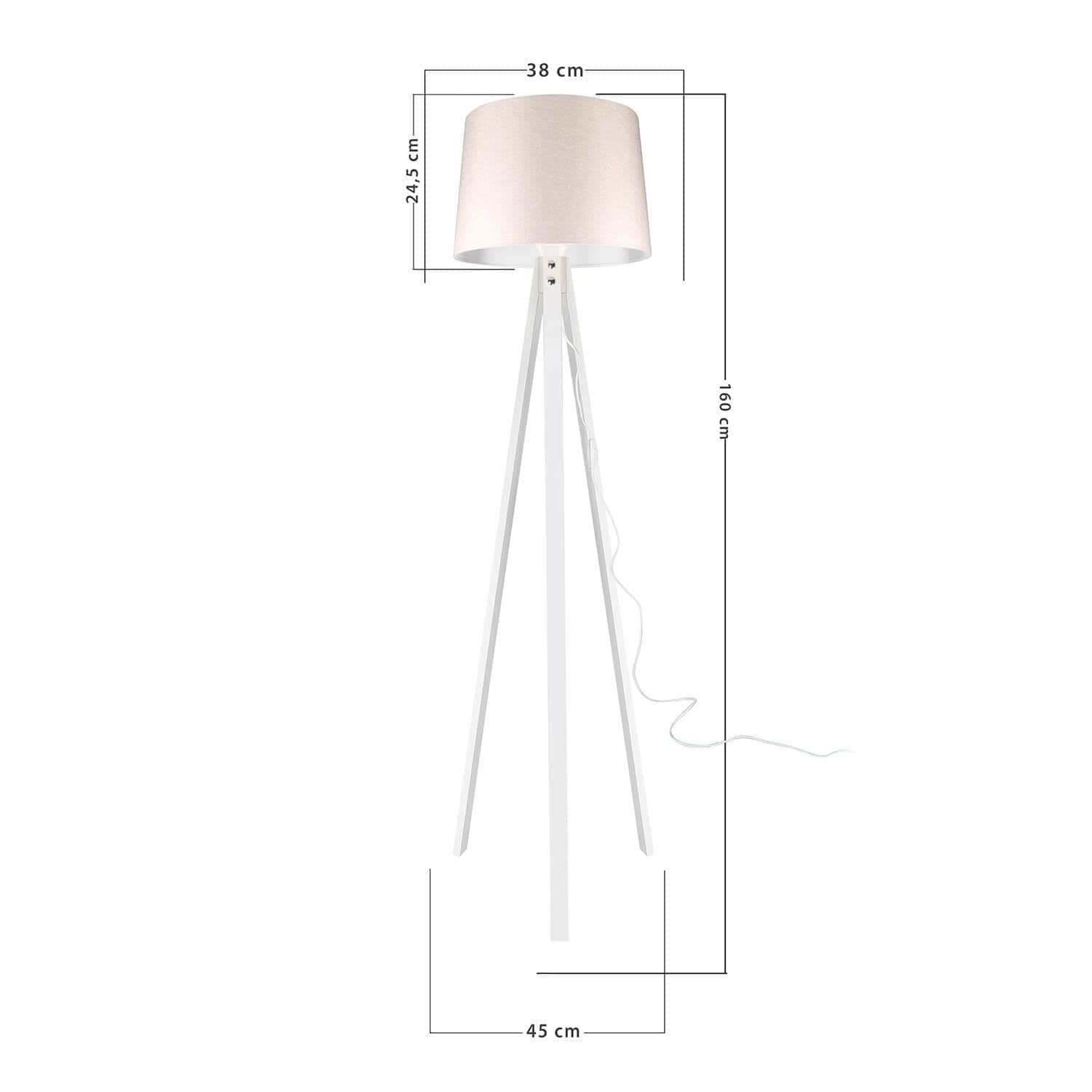Oyo Lampada da terra Mentro Beige