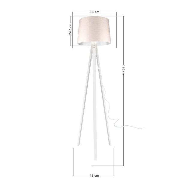 Oyo Lampada da terra Mentro Beige