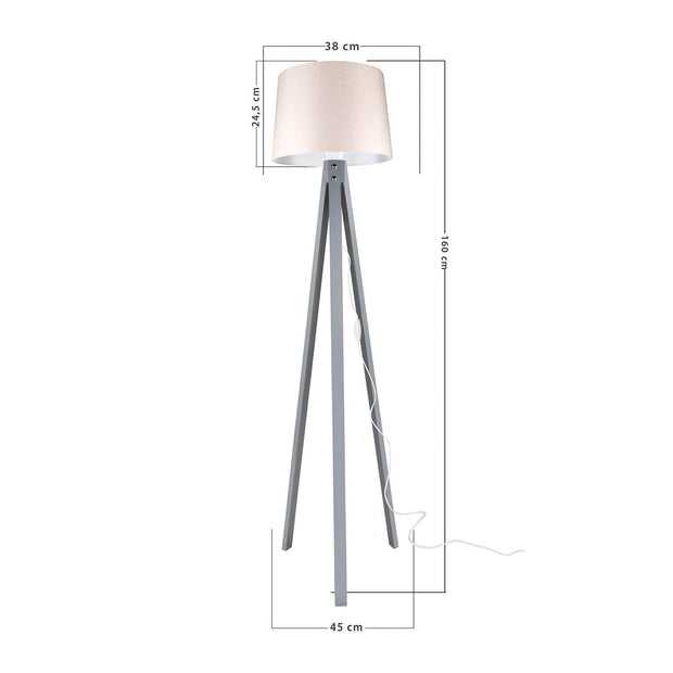 Oyo Lampada da terra Mentro Beige