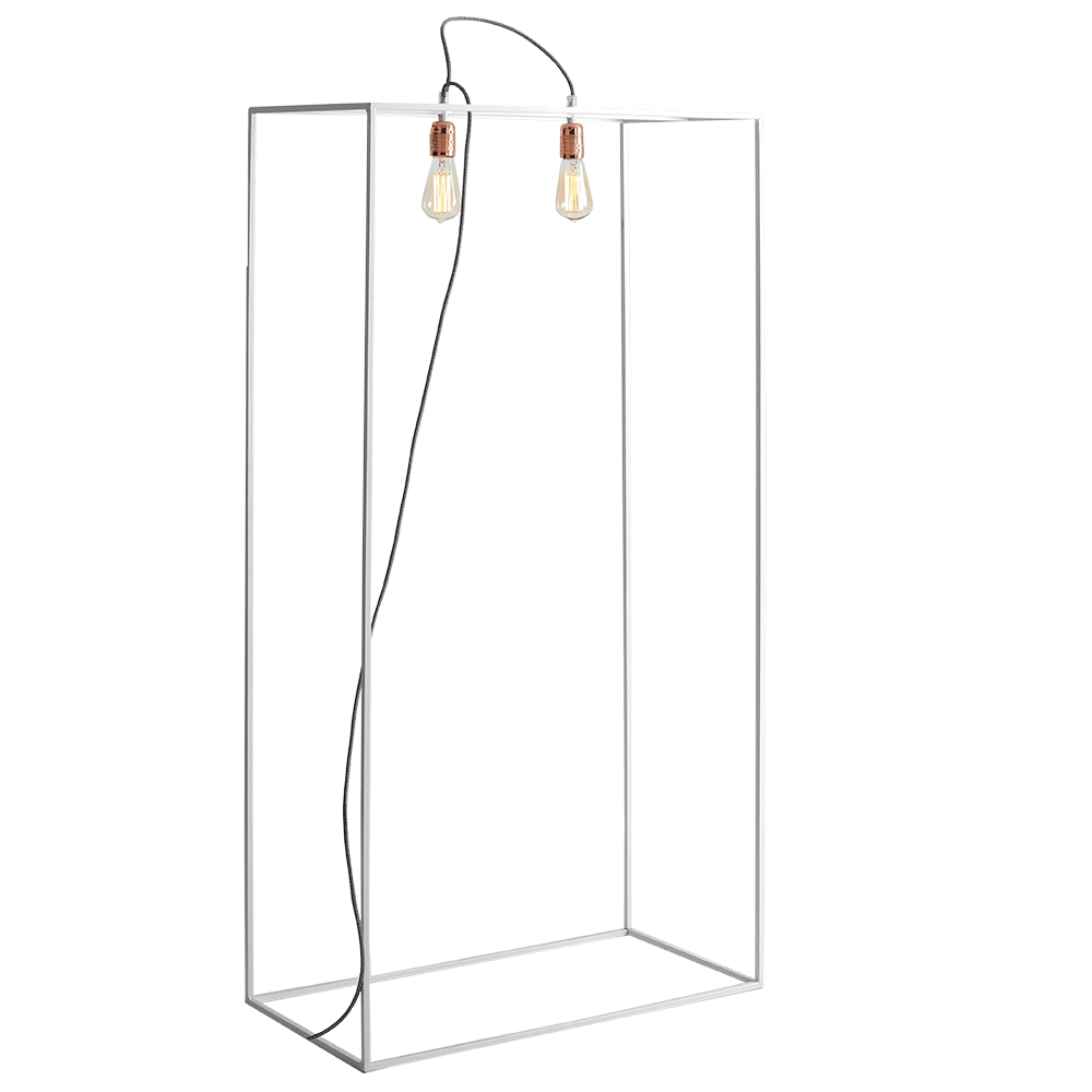 Customform Lampada da terra Metric Floor M Bianco