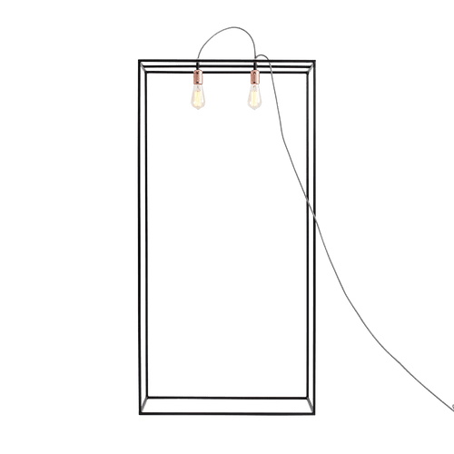 Customform Lampada da terra Metric Floor M Nero