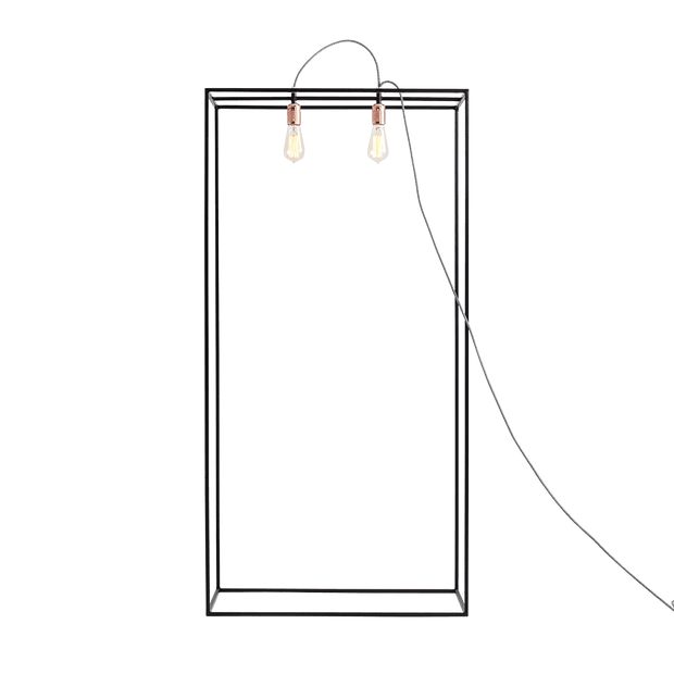 Customform Lampada da terra Metric Floor M Nero