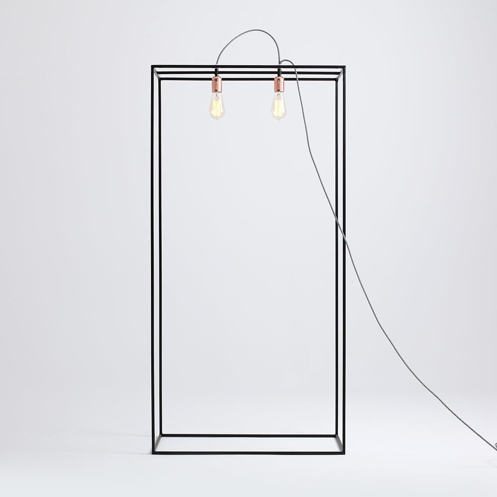Customform Lampada da terra Metric Floor M Nero