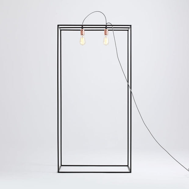Customform Lampada da terra Metric Floor M Nero