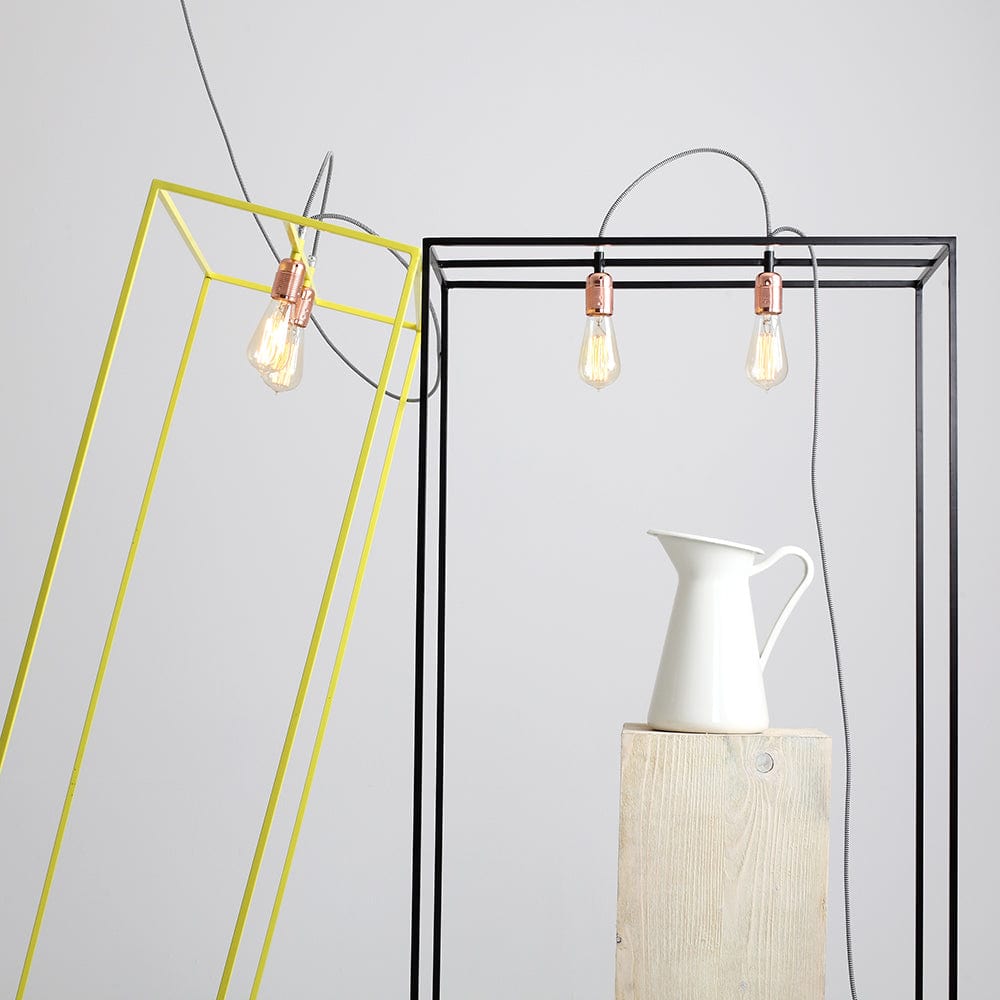 Customform Lampada da terra Metric Floor M Nero