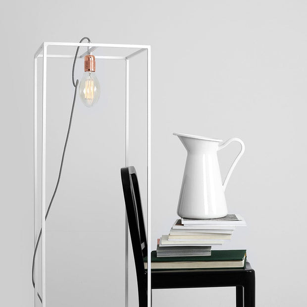 Customform Lampada da terra Metric Floor S Bianco