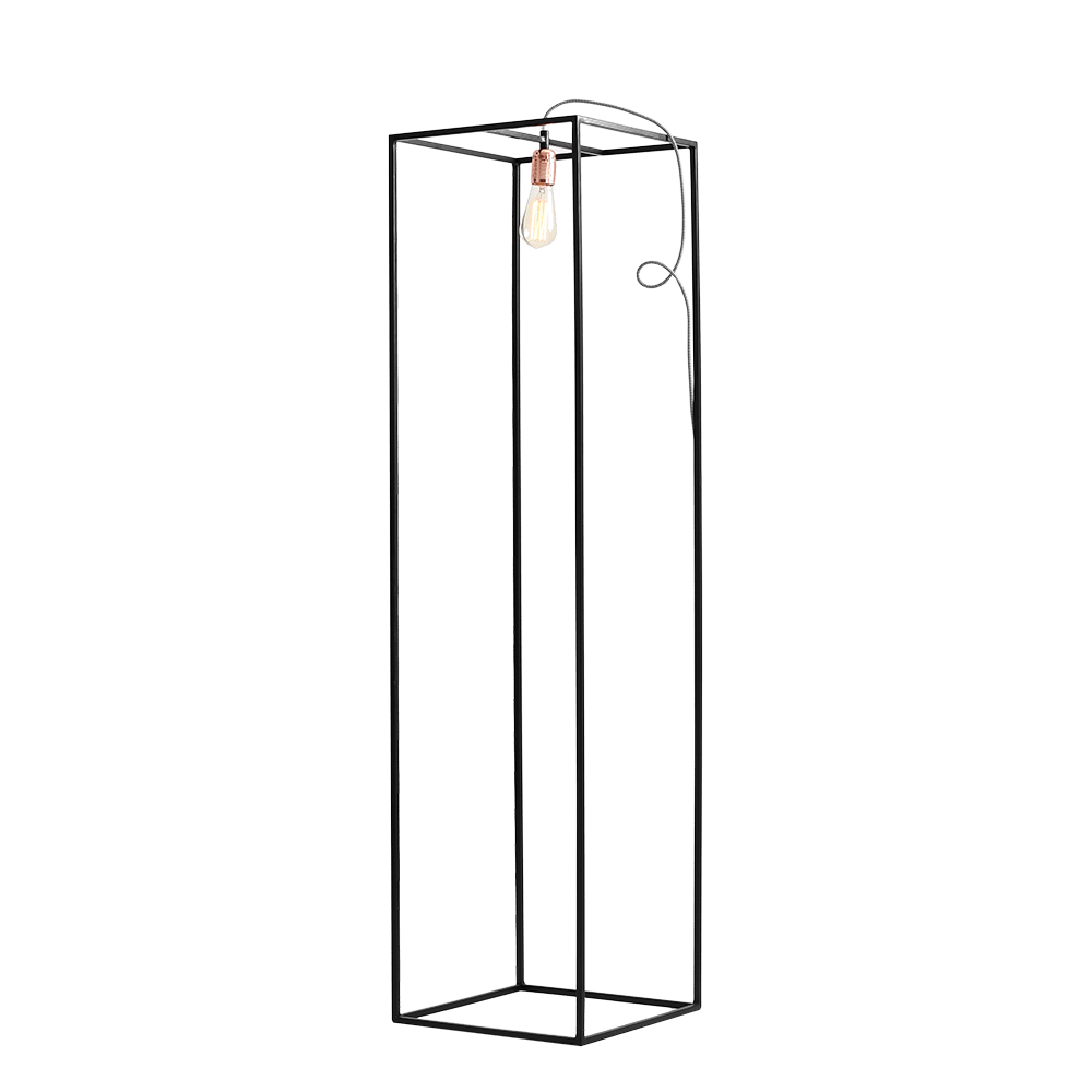 Customform Lampada da terra Metric Floor S Nero