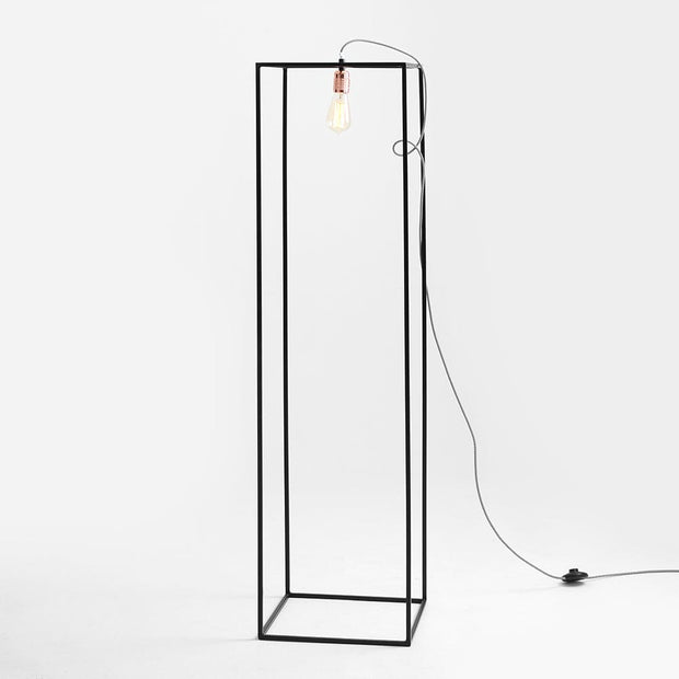 Customform Lampada da terra Metric Floor S Nero